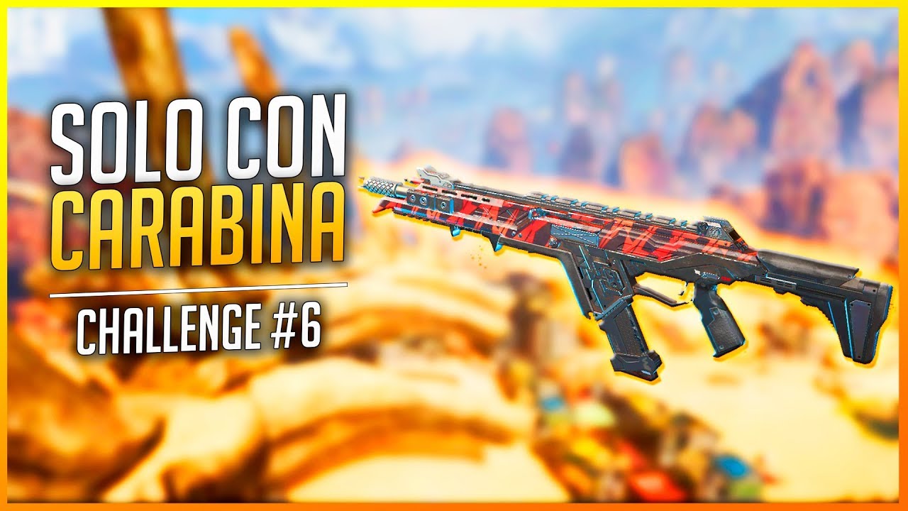 APEX LEGENDS: SOLO CARABINA R-301 ¡FINAL EPIQUISIMO! | CHALLENGE #6 | Makina