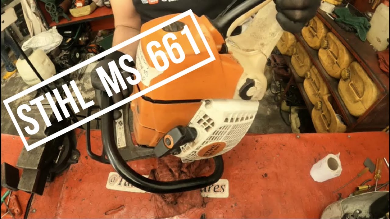 tutorial paso a paso como desarmar motosierra STIHL 661