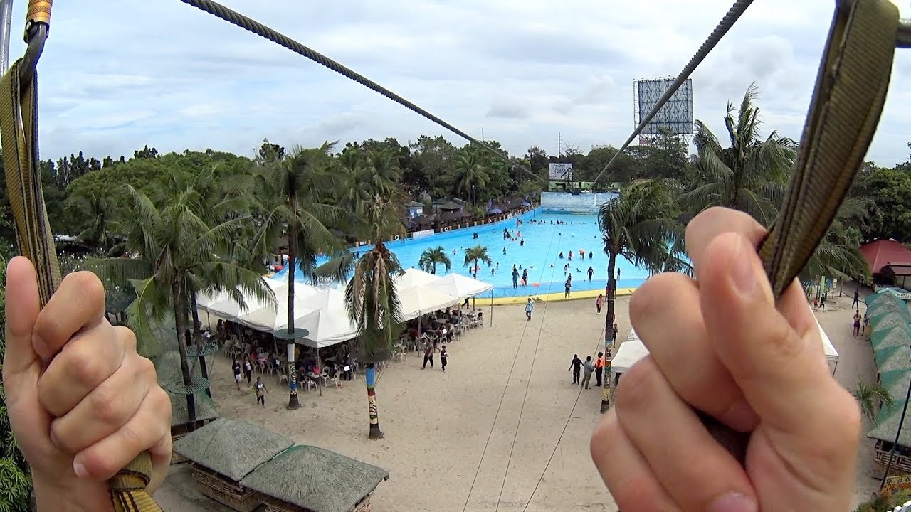 Zip Line Ride at Splash Island