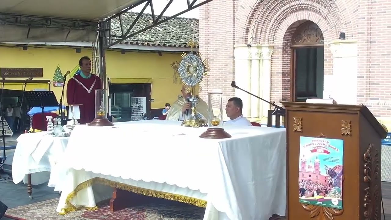 Exposición y Eucaristía por los enfermos 14 ago. 2025 - 3:00 pm Basílica Señor de los Milagros  Buga