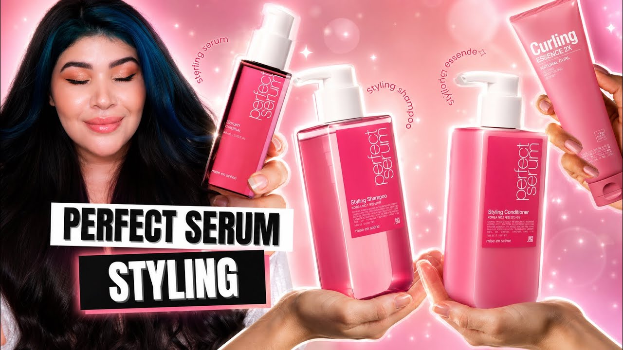 🩷 PERFECT SERUM STYLING: Mise en Scène para cabelos ondulados e cacheados