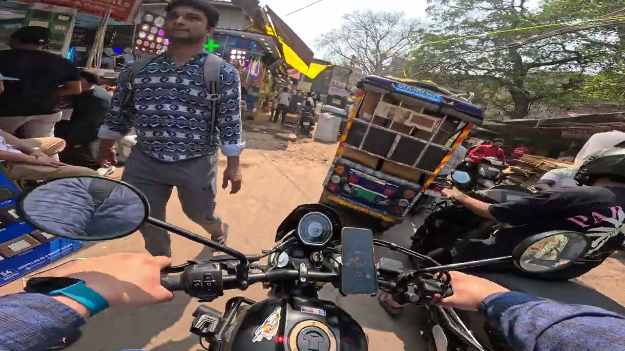 On the Roads of Bhagirath palace | Bike Ride in Delhi via Harley Davidson X440 | Vlog 512
