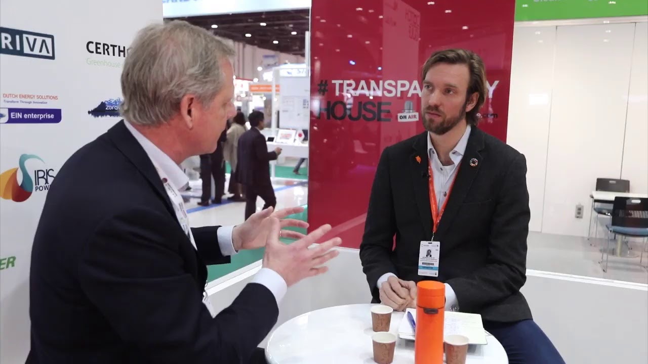 Tjerk Suurenbroek from IRO as guest in the Abu Dhabi Transparency House with Bernard Alblas