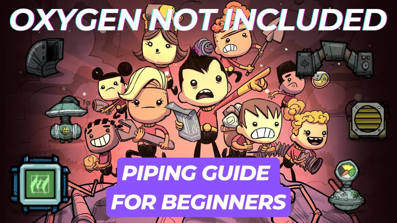 PIPE GUIDE for BEGINNERS in Oxygen Not Included - Bridges and Flow Direction