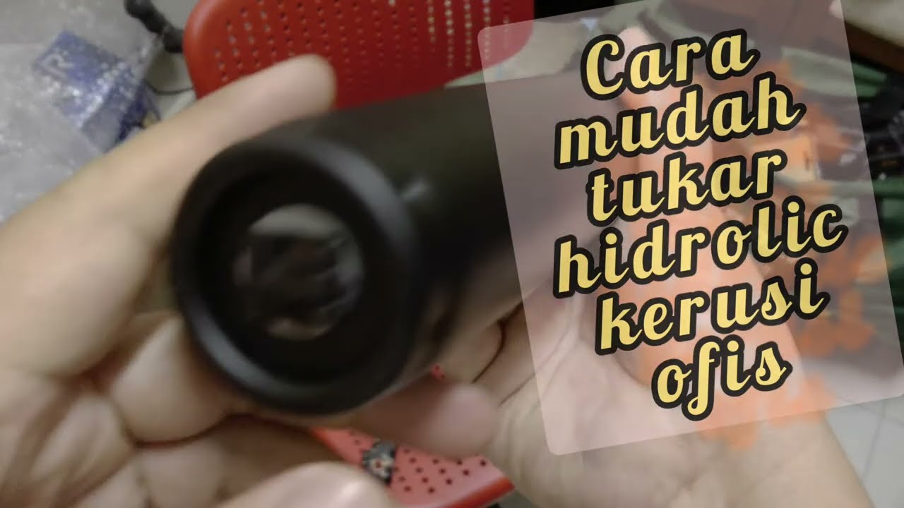 Cara paling mudah untuk menukar hydraulic lift kerusi ofis yg rosak. Gaslift Pump Replacement