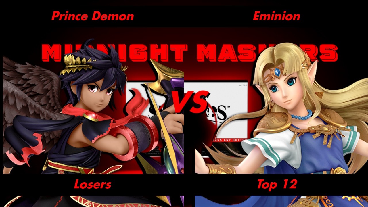 Midnight Mashers #308 | Prince Demon(Dark Pit) Vs. Xelas (Zelda)