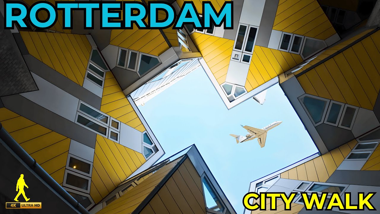 🇳🇱 Relaxing Netherlands Walk | Explore this Breathtaking Dutch Rotterdam City 4K!