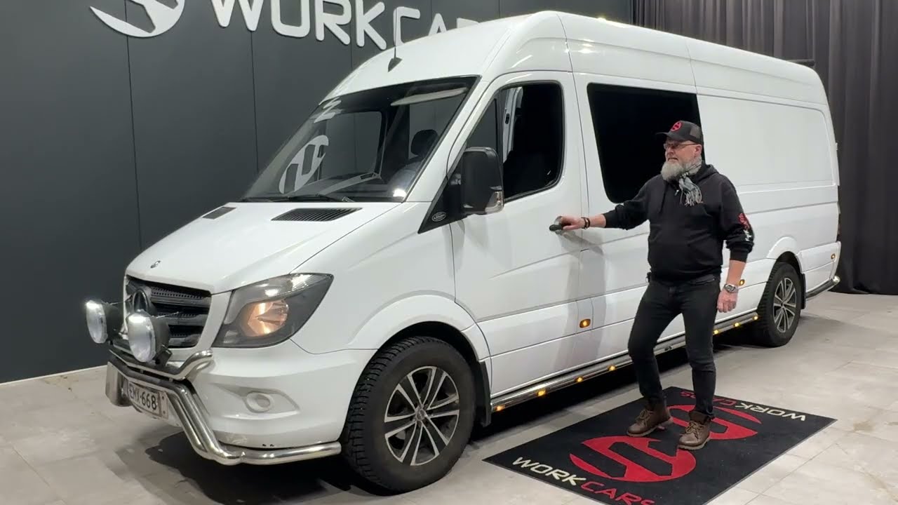 Work Cars Tampere / MB Sprinter 316 / 1+5h retkeilyauto / 2014 / 287tkm