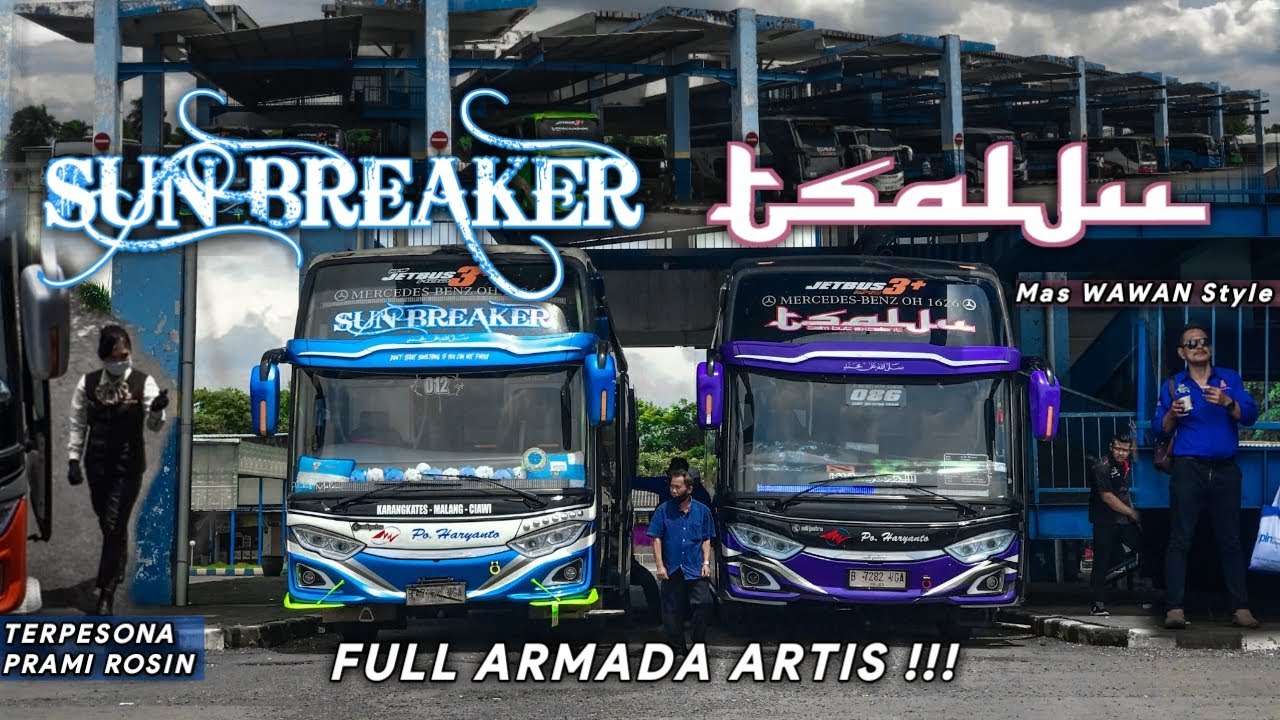 “PESONA ARMADA BUS ARTIS” | Keseruan Hunting Bus Term. Arjosari - Malang