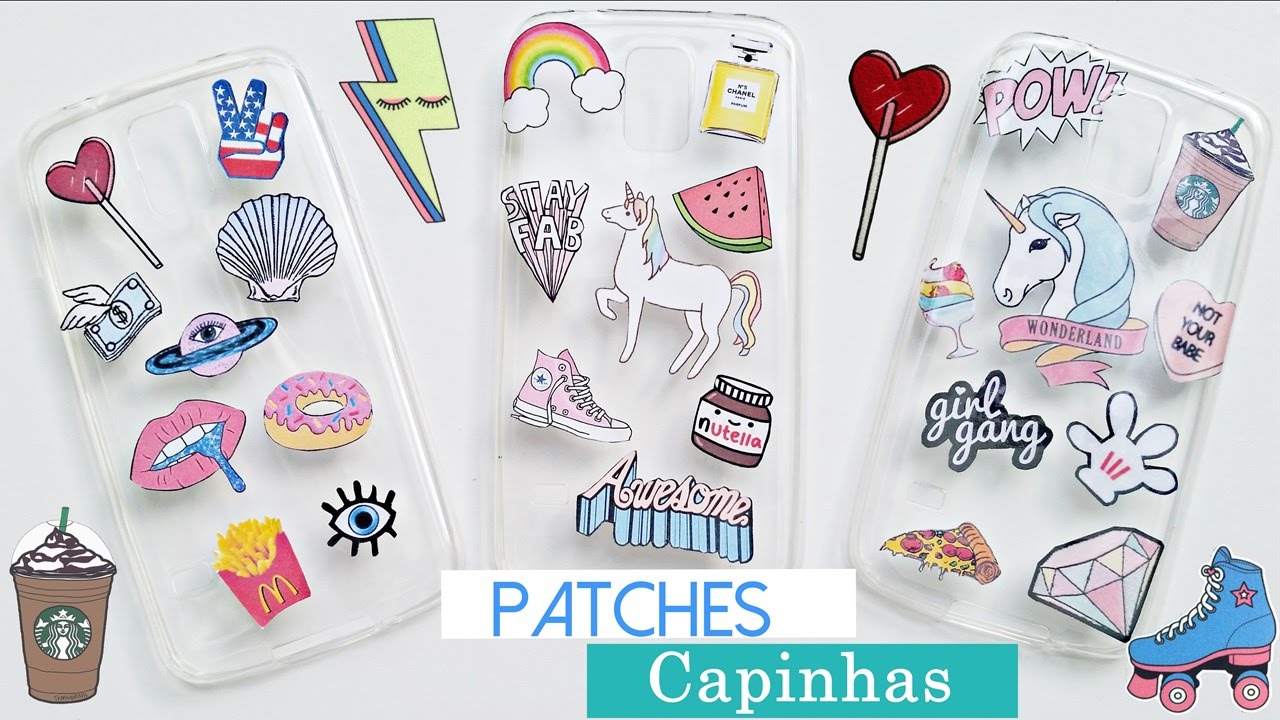 DIY: CAPINHAS DE CELULAR PATCHES