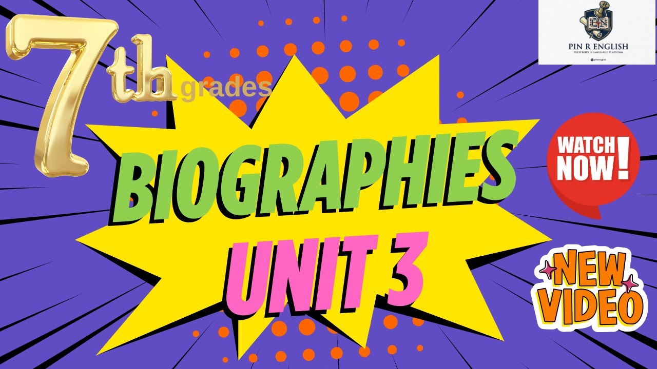 7. Sınıf İngilizce 3. Ünite | Biographies – Simple Past, Jobs & Reading Years