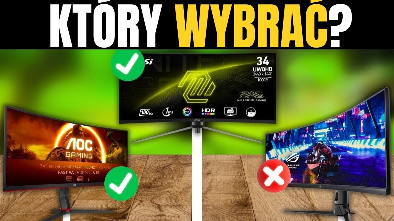 Najlepsze Monitory ULTRAWIDE 2026 [NIE Kupuj, Zanim Tego Nie Zobaczysz]