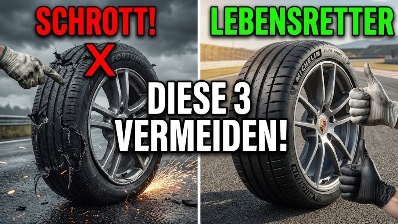 Vermeide diese 3 Reifenmarken (und 11, die wirklich lange halten) im Alltag