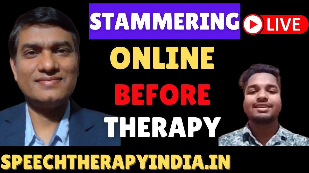 LIVE | Pre Therapy | Stammering Myth And Facts By SLP Sanjay Kumar