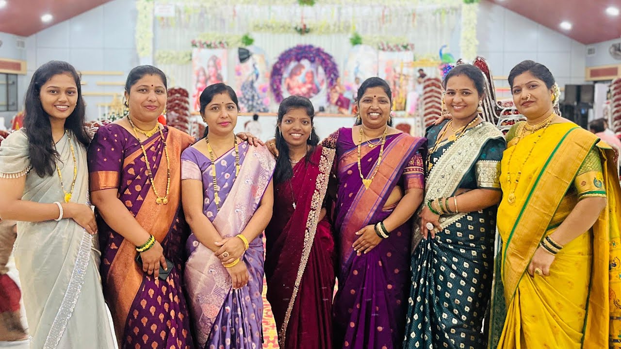 पूजाचे डोहाळे जेवण 😍 आमचा डान्स,ओटीभरन माझ्या साड्या आणि  गिफ्ट 🎁🤗gift opening 😍😊