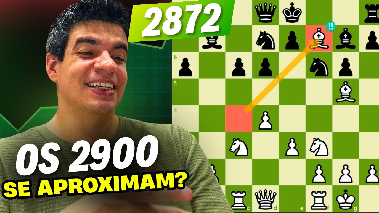 Voltamos a subir! O FIM DA SÉRIE se aproxima? Desafio 2900 Xadrez Blitz Online #45