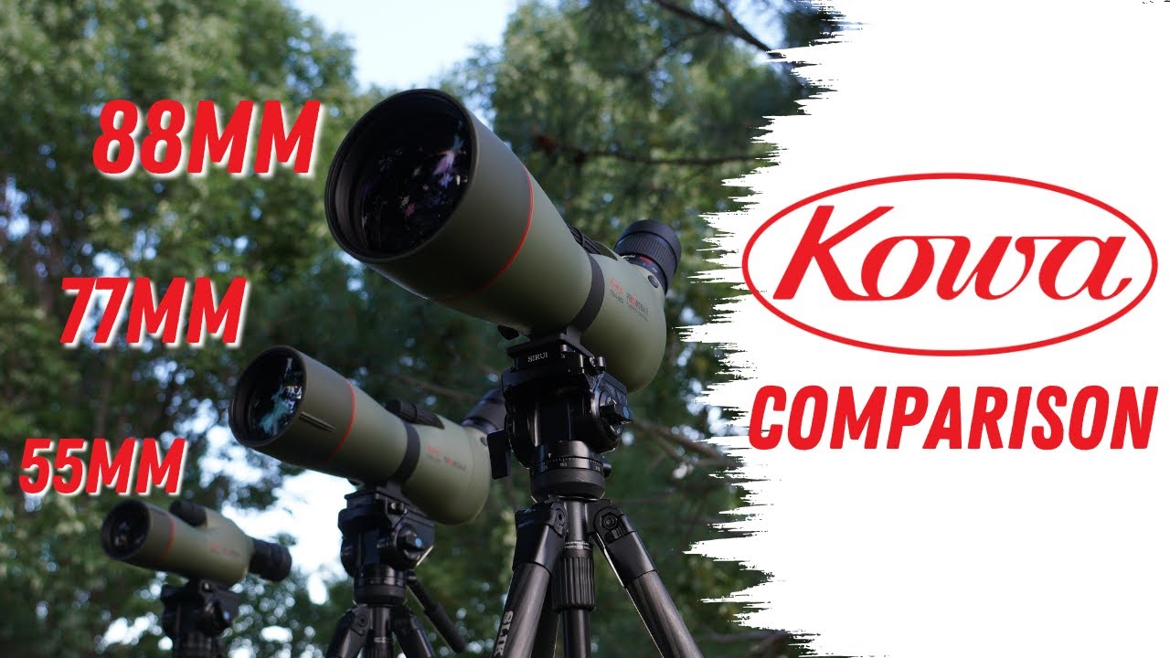 Kowa Spotting Scope Comparison 55mm - 77mm - 88mm