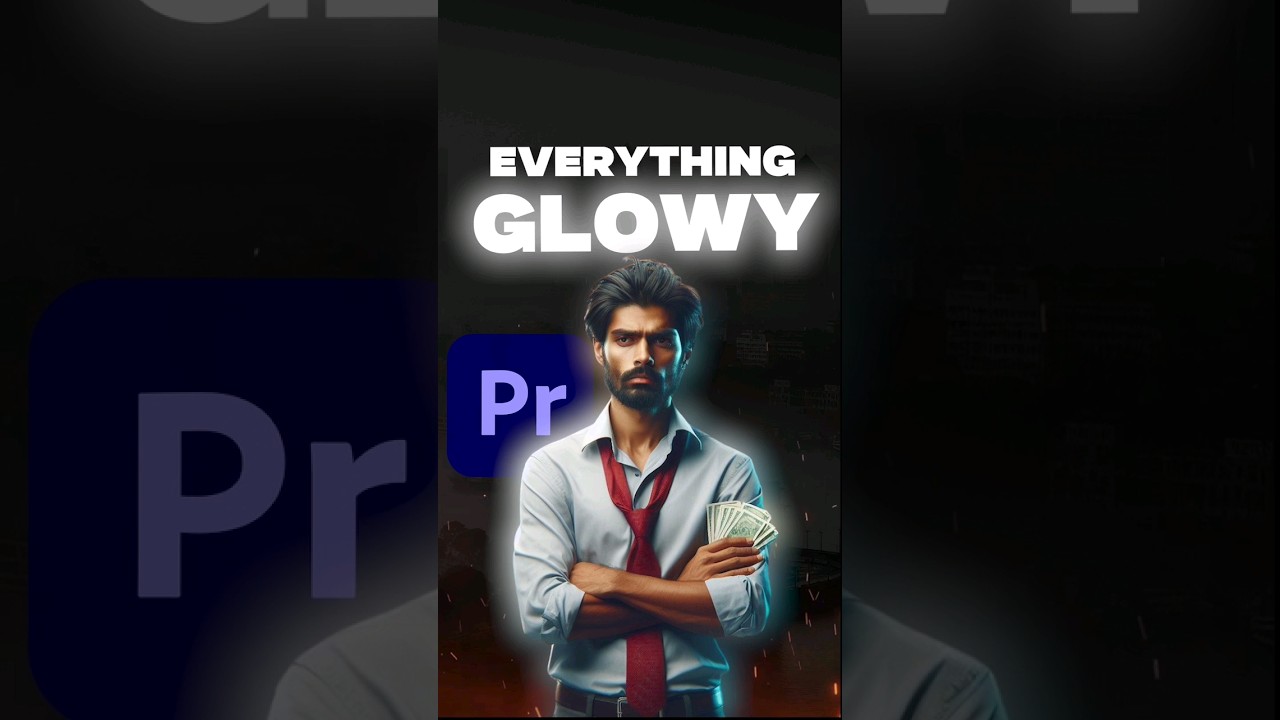 basic glow effect in premiere pro #video #videoediting