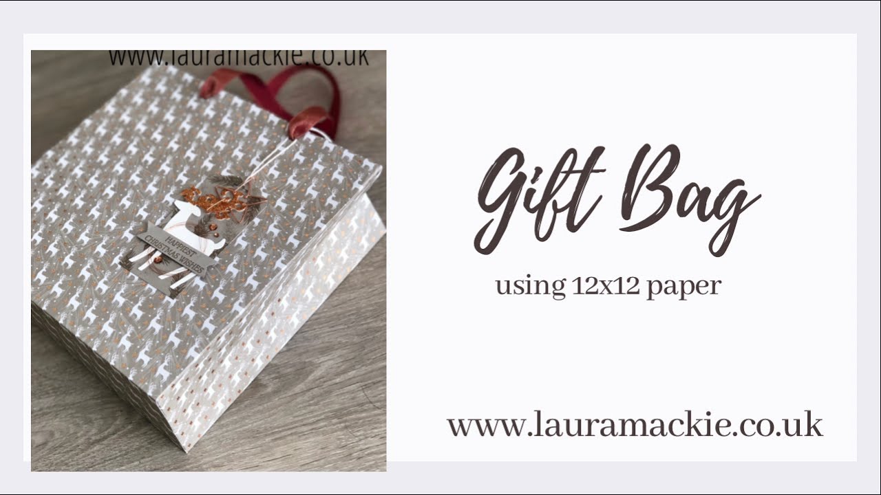Stampin’ Up! Gift bag tutorial