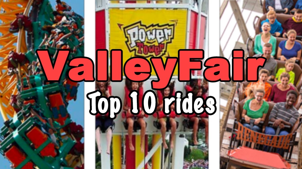 Top 10 rides at Valleyfair - Shakopee, Minnesota | 2022
