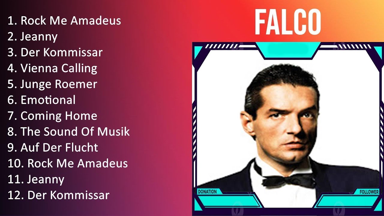 F a l c o GREATEST HITS - TOP 10 BEST SONGS