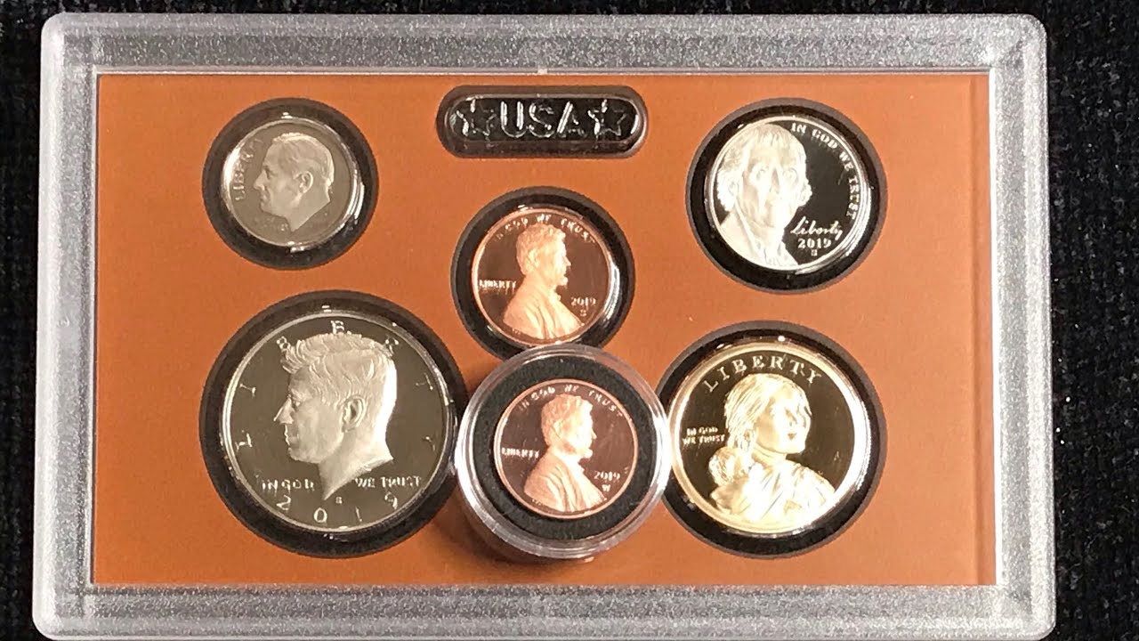 2019 U.S. Mint Proof Set with Special Edition Proof Lincoln Penny Struck At West Point Mint