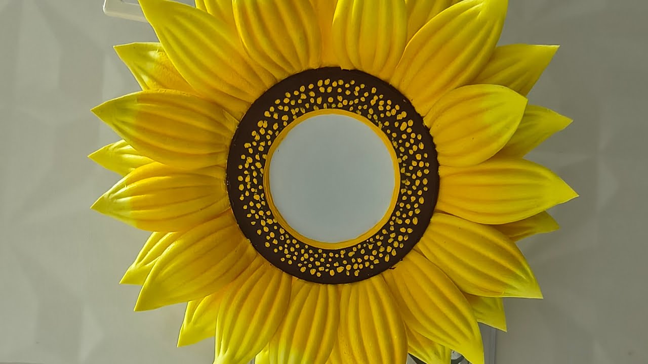 Como fazer uma linda luminária sobrepor.com girassol 