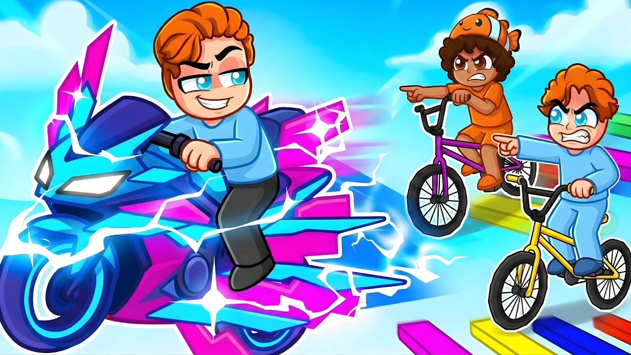 OP SPEEDRUNNER vs J&Auml;GARE I Roblox Cykel Obby!