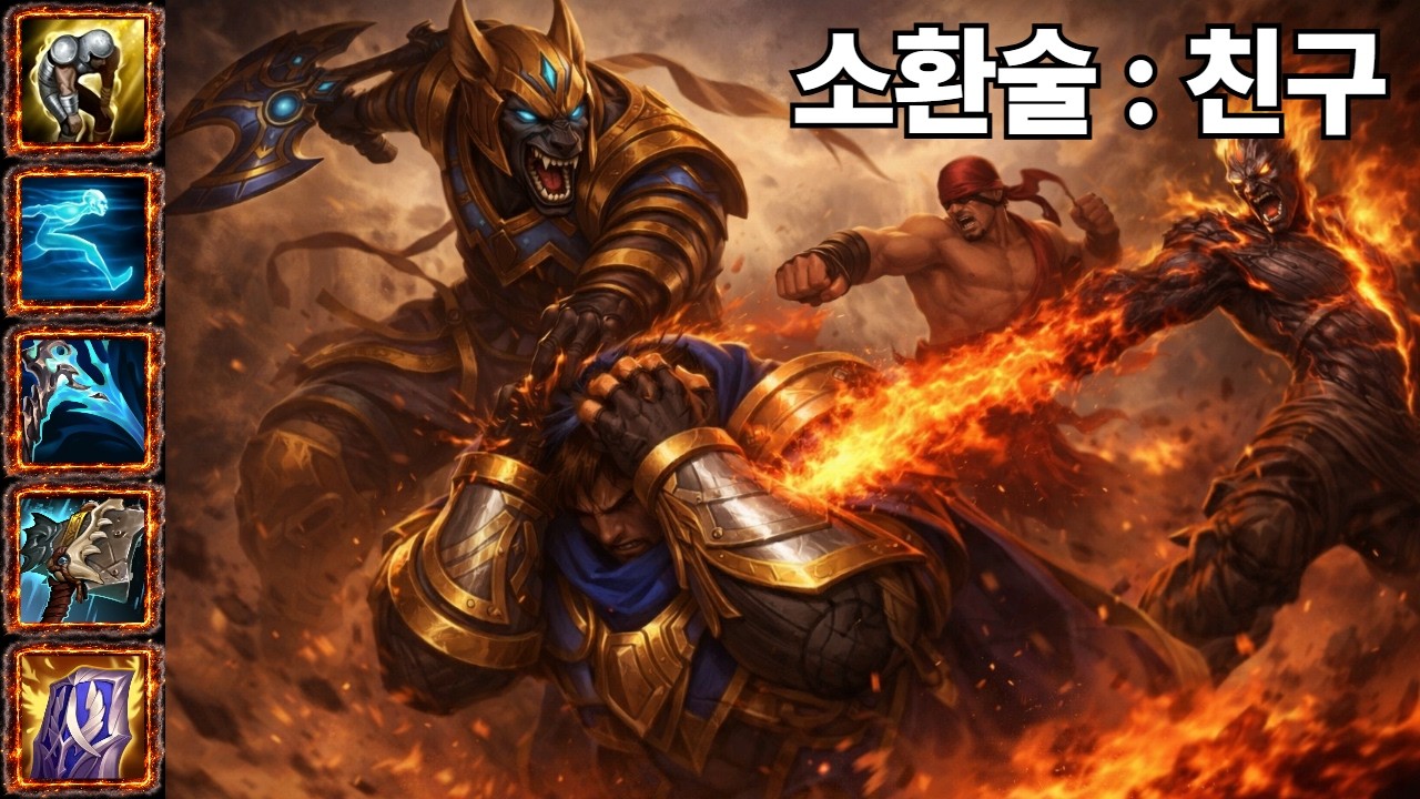 정정당당하게 친구 개같이 불러 주면~ 서(나서스vs가렌)