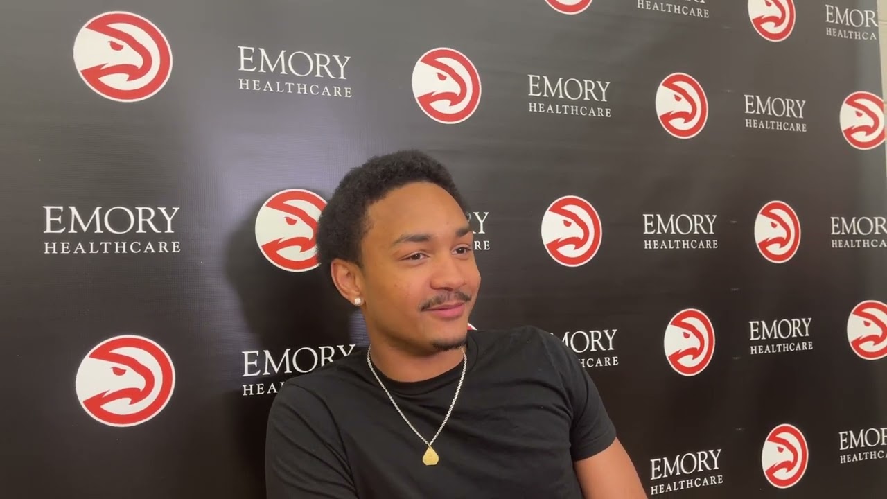 Atlanta Hawks’ Kobe Bufkin End-of-Season Interview