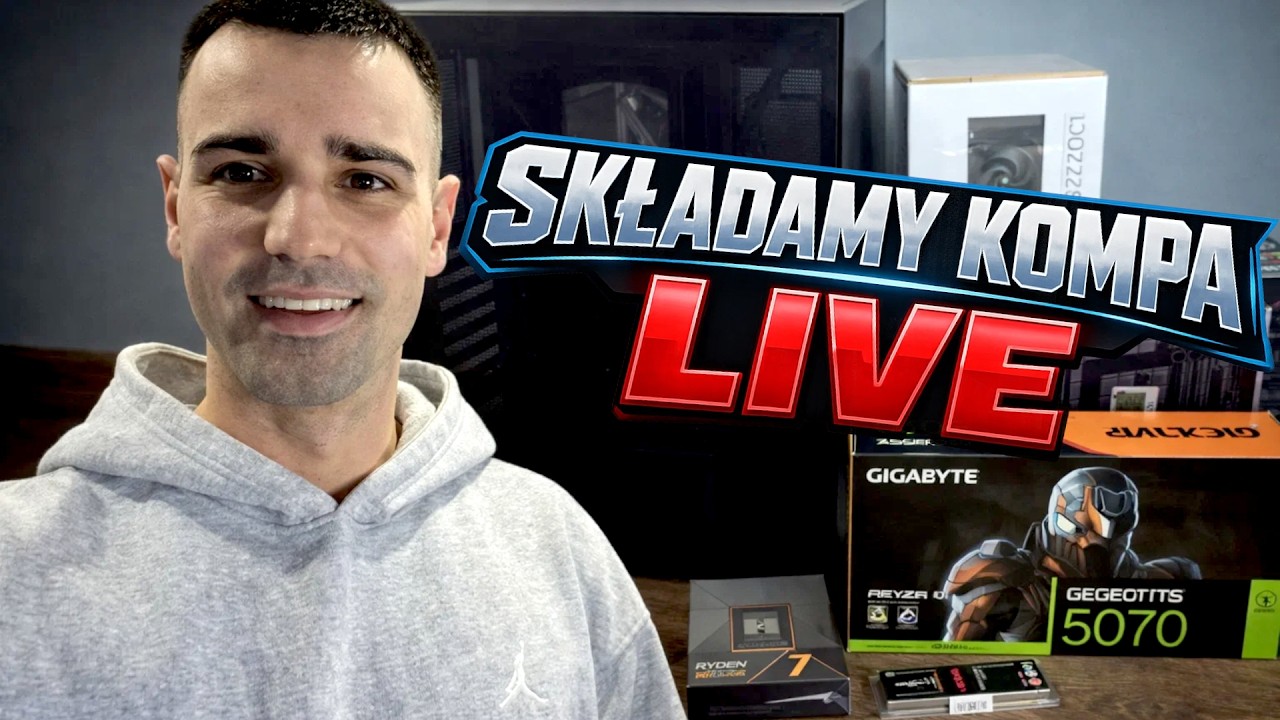 🔴LIVE💥SKŁADAMY NOWEGO KOMPA 🗿 WBIJAJ POM&Oacute;C XD