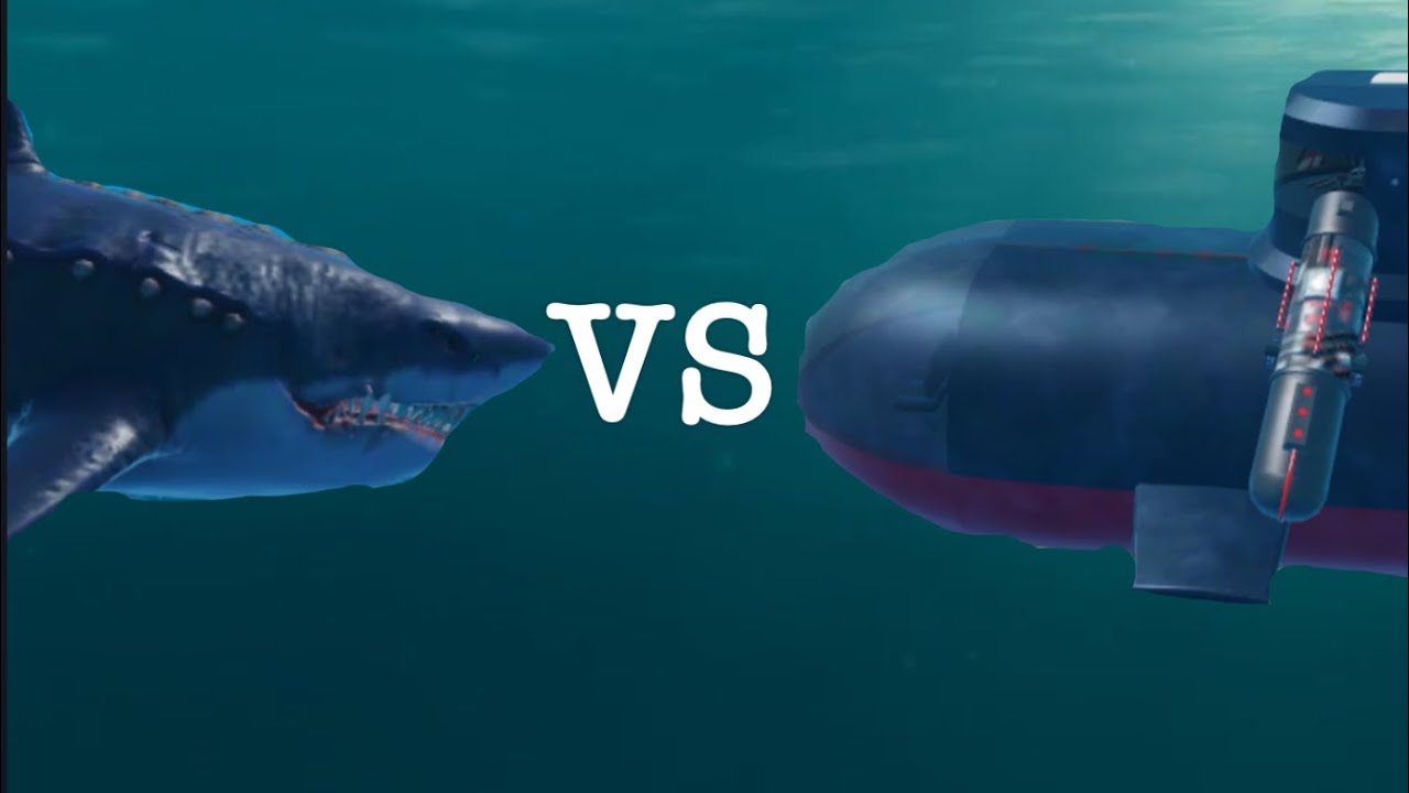 Sharkbite 2 Submarine vs. Megladon!