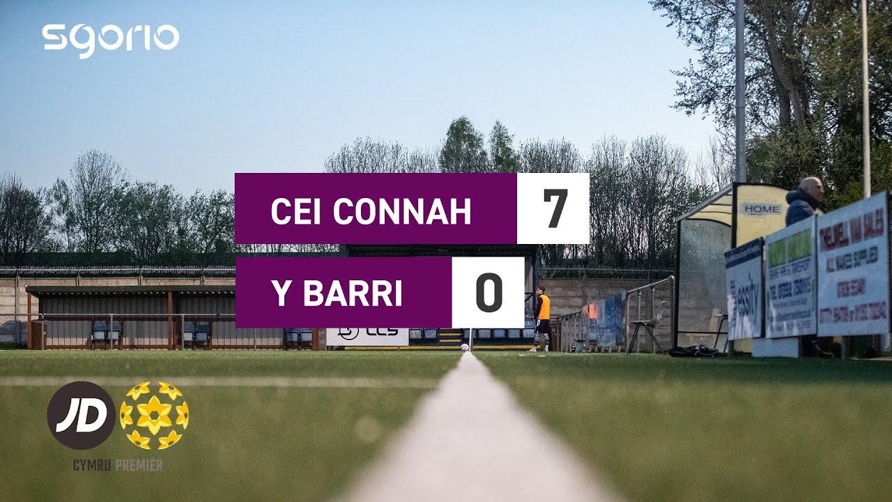 Uchafbwyntiau | Highlights: Cei Connah 7-0 Y Barri | JD Cymru Premmier