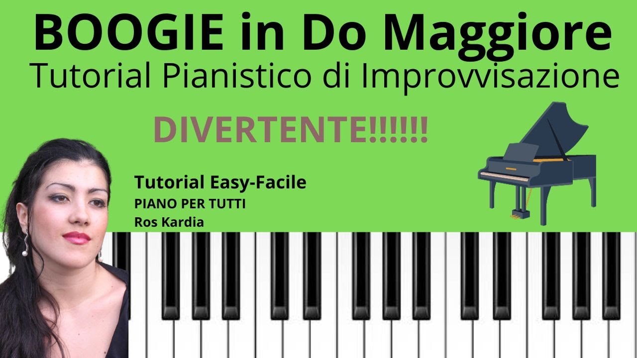impara Velocemente Un boogie con soli 3 accordi Nel giro di do maggiore Improvvisato