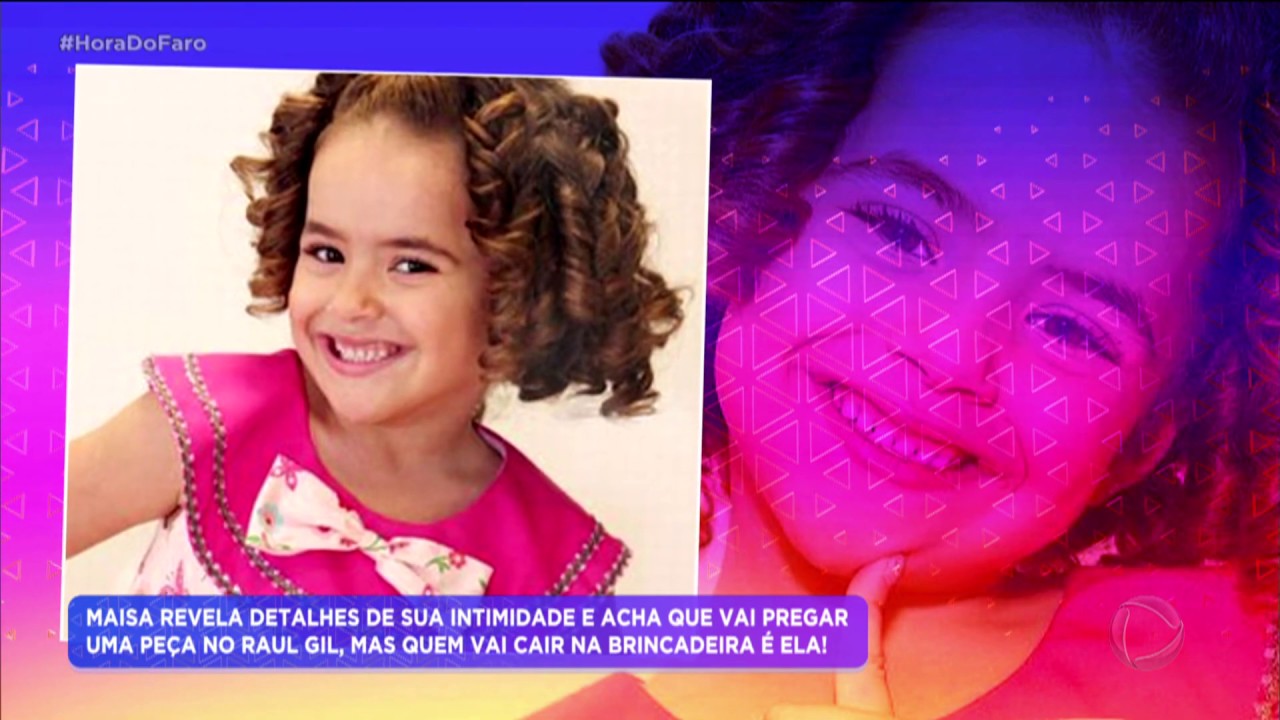 Maisa relembra o início da carreira na TV