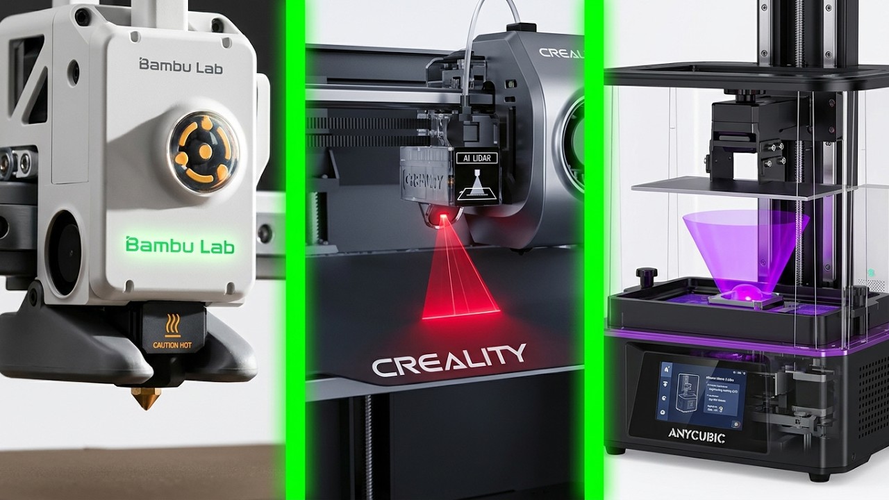 10 Потрясающих 3D-принтеров с AliExpress: Bambu Lab, Anycubic, Elegoo, Creality, Tronxy