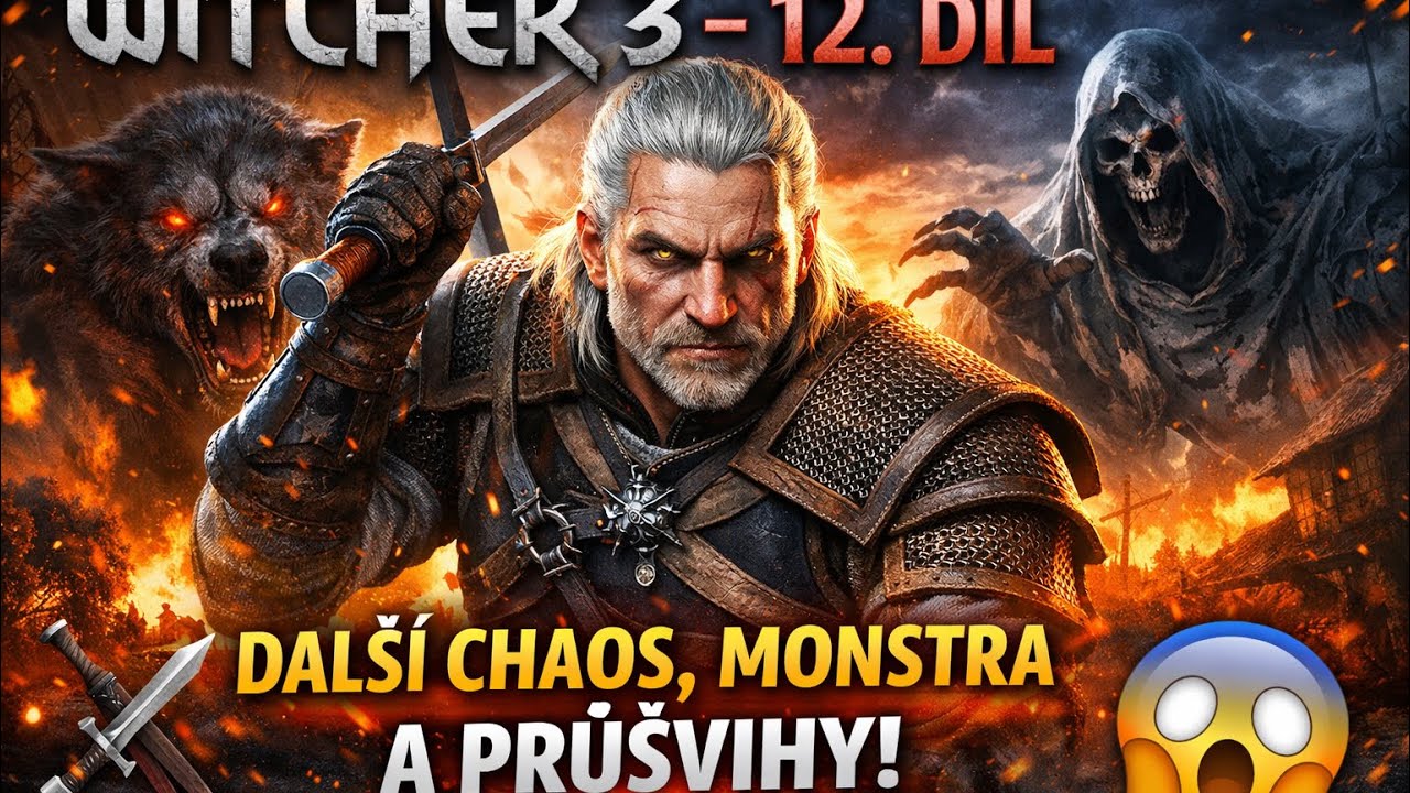 Witcher 3 – 12. díl | Další chaos, monstra a průšvihy! ⚔️