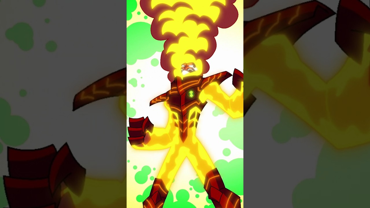Ben 10 Dynamite - Heatblast Transformation #animation