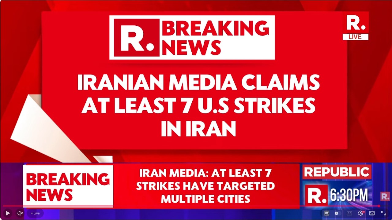 BREAKING LIVE: Iranian Media Claims US Carried Out At Least 7 Strikes On Multiple Cities