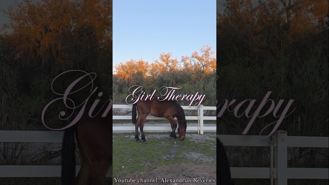 horses are so incredibly healing 🩷#girltherapy #horsegirl #cottagecore #softliving #slowliving