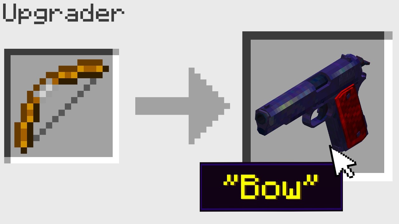 I Secretly Upgraded Every Weapon in Minecraft..