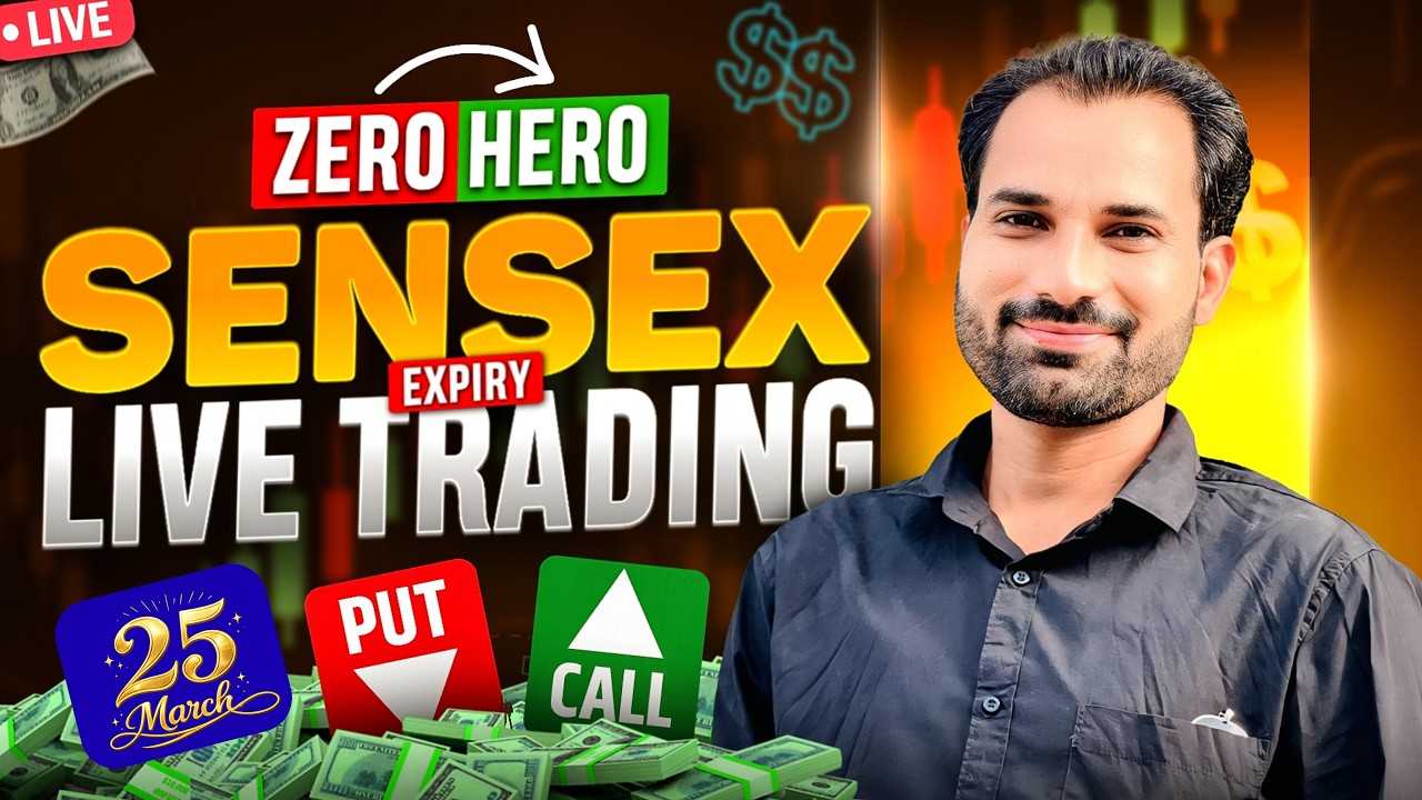 🔥Sensex Live Trading | Nifty Banknifty Live | 25 March LIVE Market | Krishna bulls live 🚀📉
