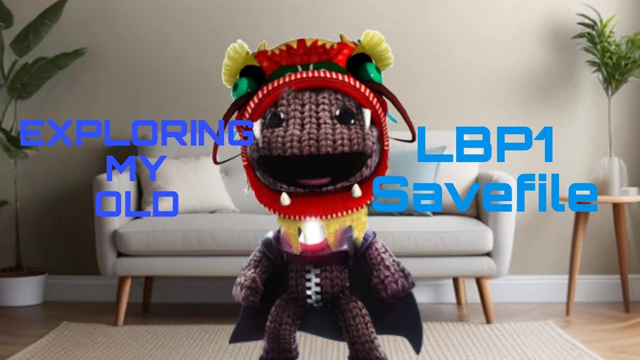 Exploring my old lbp1 savefile!!