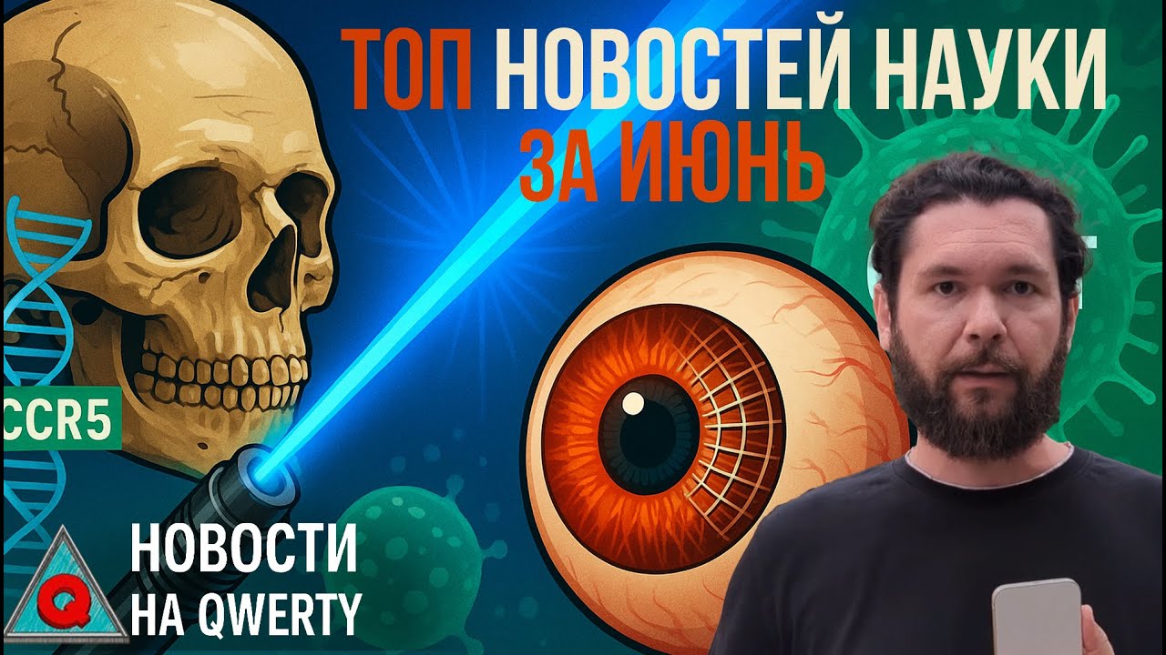 Тайна гена ВИЧ, самый мощный лазер и кибер глаз. Топ новостей науки июня 2025