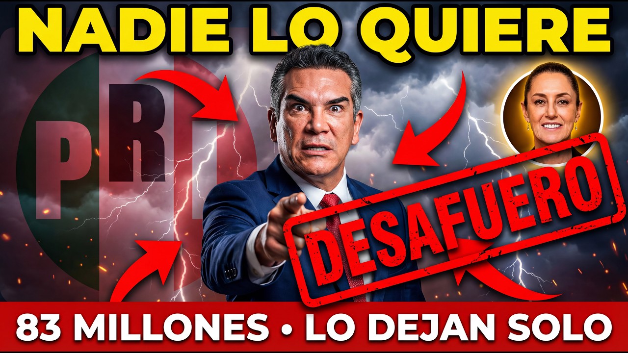 ALITO MORENO llama 'LEY MADURO' a la REFORMA de Sheinbaum... mientras espera su DESAFUERO!!