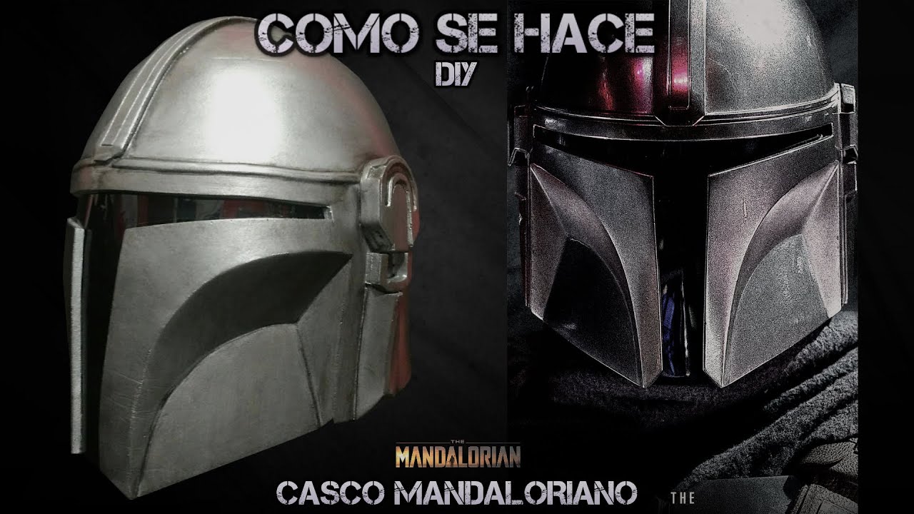 Como Se Hace: Casco Mandaloriano - The Mandalorian - Star Wars Goma Eva DIY