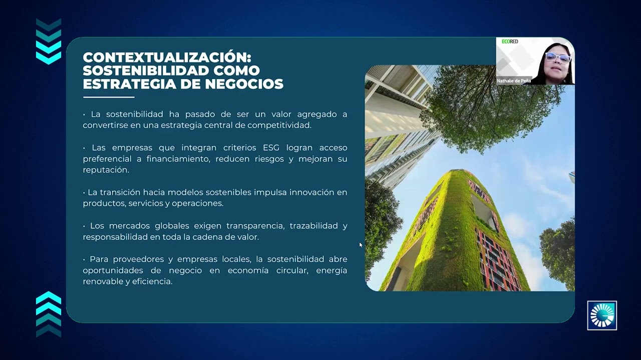 Webinario Pasos iniciales hacia la integración de la sostenibilidad en la estrategia empresarial