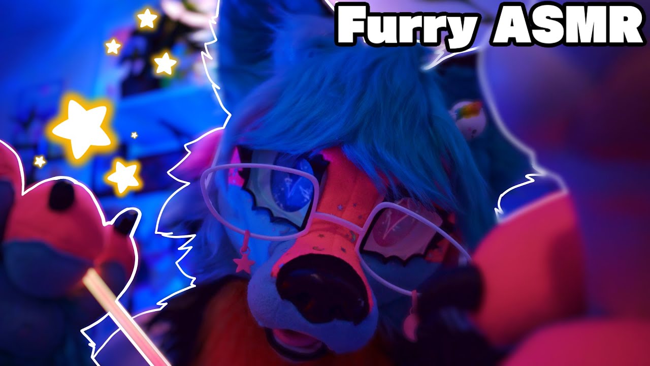 🌺✨Little Magical Hair Cut Furry ASMR Sleepy Hair Cut Roleplay Colored Light Triggers and Brushing!