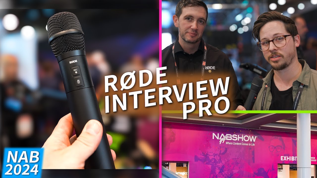 R&oslash;de Interview Pro Initial Test | Interview w/ R&oslash;de at 2024 NAB