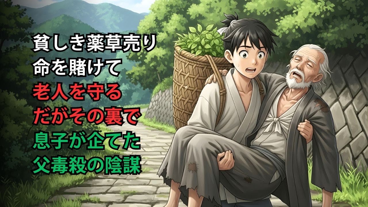 貧しい薬草売りの少年が命がけで守った老人だが…息子が企てた父親毒殺の陰謀が露見